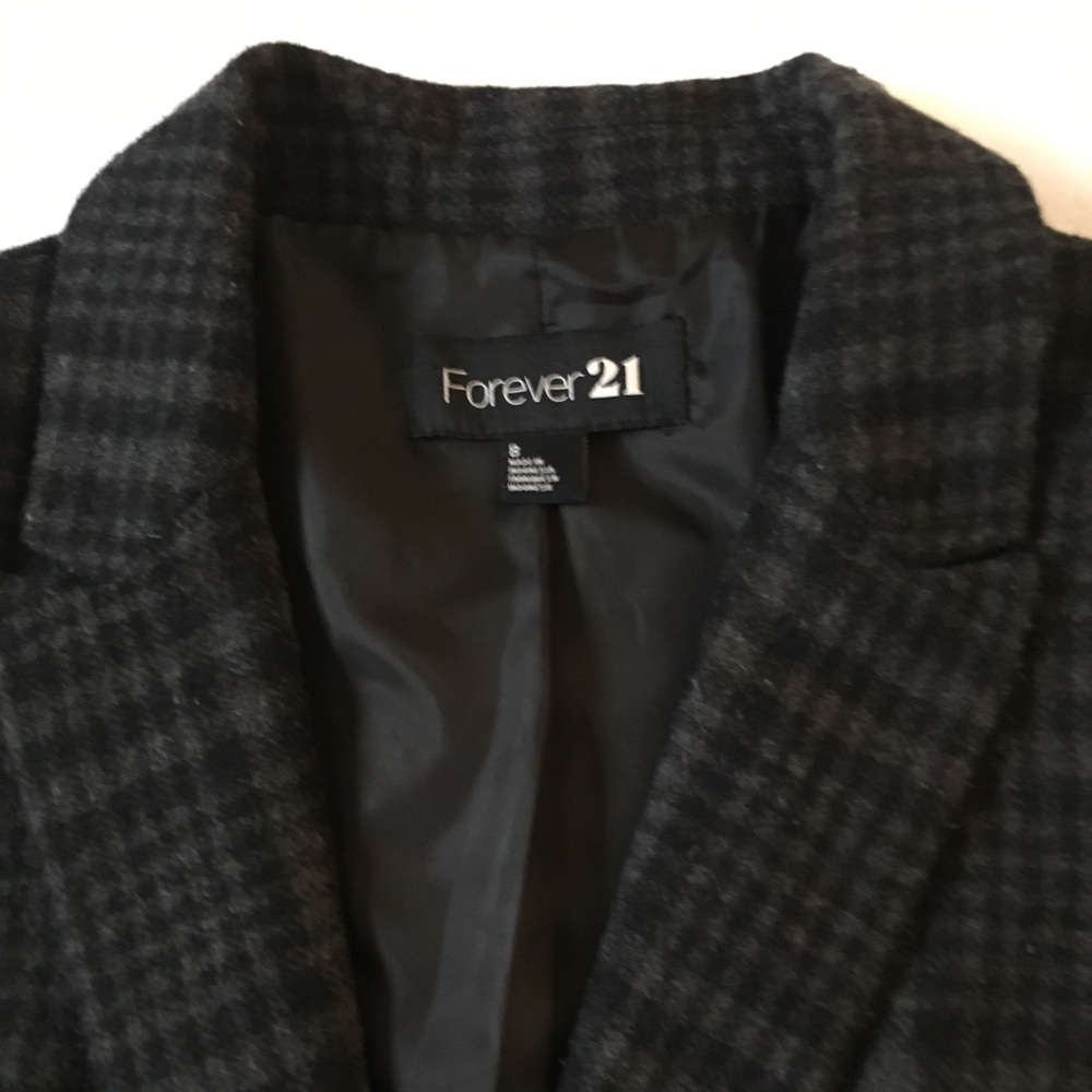 Checkered Coat, Jacket, Buttoned Blazer - image 3